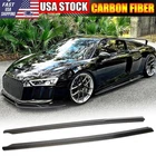 2PCS Real Carbon Side Skirt Extensions Lip Protector Fit For Audi R8 V10 16-19 New. Price: $460.75.