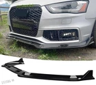 For 2009-2016 Audi A4 B8.5 S4 S-line Front Bumper Lip Splitter Gloss Black New. Price: $98.52.