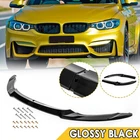 For 2015-2019 Bmw F80 M3 F82 F83 M4 V Style Gloss Black Front Lip Lower Splitter New. Price: $55.95.