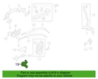 Honda 67460-TG7-A01ZZ Lower Left Front Door Hinge For 16-21 Pilot Odyssey New. Price: $44.97.