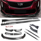 For Cadillac Cts Ats Carbon Fiber Front Bumper Rear Splitter Spoiler Side Skirt New. Price: $189.99.