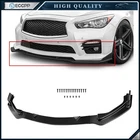 Front Bumper Lip Trim Spoiler Fits 2014-2017 Infiniti Q50 Base Painted Black New. Price: $46.95.