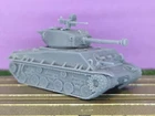 Tjet Body Only - M4 Sherman Tank W/turret And Machine Gun 3D Printed New. Price: $16.50.