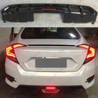 For 2016-2021 Honda Civic Sport Sedan Rear Bumper Lip Spoiler Led Light Diffuser New. Price: $169.99.