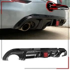 Fits 14-17 Infiniti Q50 Gloss Black Rear Diffuser Lip With Led Brake Light Pp New. Price: $74.99.