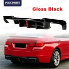 For 11-16 Bmw F10 528I 535I Vts Style Rear Bumper Diffuser W/light Gloss Black New. Price: $157.99.