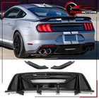For 24-26 Mustang Gt & Eco Gloss Black Rear Diffuser Spoiler+ Aprons- Ikon Style New. Price: $150.99.