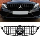 Grill For Mercedes Benz W205 2015-2018 C200 C250 C300 C43 Gt Amg Style Black New. Price: $114.97.