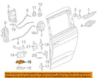 Chrysler Oem 17-21 Pacifica Side Loading Door Lock Hardware-hinge 68240040AG New. Price: $24.00.