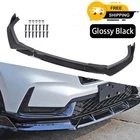 For 2023-2026 Honda Crv Style Front Bumper Lip Spoiler Splitter Gloss Black Us New. Price: $62.95.