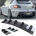 Carbon Fiber Rear Bumper Diffuser Lip Shark 10 Fin Spoiler Wing For Mazda SPEED3 New. Price: $48.04.