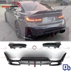 For 2023-2025 Bmw Series Sport Cms Style Gloss Black Rear Diffuser Led New. Price: $281.15.