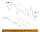 Ford Oem 18-23 Expedition Front Door Exterior Trim-applique Nut W719007S300 New. Price: $11.20.