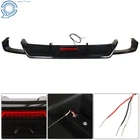 Rear Bumper Diffuser Lip W/led Light Gloss Black For Toyota Camry 2018 2019-2021 New. Price: $76.69.