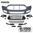 Bumper Cover Grille Assembly Kit With Fog Light 2013-2016 Ford Fusion New. Price: $220.00.
