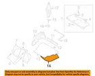 Subaru Oem 02-07 Impreza Rear Body Floor Interior Trim-spare Cover 91044FA001 New. Price: $93.01.