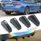 Shark Fin 4 Wing Rear Lower Bumper Lip Diffuser Splitter Spoiler Carbon Fiber New. Price: $15.49.