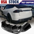 For Tesla Model X 2016-21 Real Carbon Rear Bumper Diffuser Lip Spoiler Bodykit New. Price: $901.55.