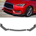 Front Bumper Lip Fits 2017-2022 Infiniti Q60 Coupe 2-DR 3.0L 2.0L Carbon Fiber New. Price: $65.99.