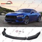 For 2024-2026 Mustang Wrap Style Gloss Black Corner Front Bumper Lip 3PCS New. Price: $85.56.