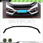 Fits 2016 2021 10TH Gen Civic Hatchback & Si Models Front Bumper Lip Gloss Black New. Price: $54.88.