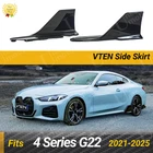 Vten Side Skirt Splitter Set Under Skit Fits Bmw 4 Series G22 G23 2021-2025 New. Price: $259.99.