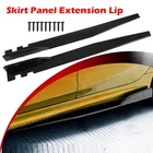 2X For Acura Tlx Ilx 46" Side Skirt Extension Rocker Panel Splitter Glossy Black New. Price: $36.95.