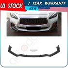 For 2018-2020 Infiniti Q50 Sport Bright Black Front Bumper Lip Spoiler Splitter New. Price: $45.98.