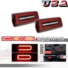 2PC Red Lens Led Rear Bumper Reverse Fog Lamps For 1999-18 Mercedes Class W463 New. Price: $149.99.