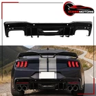 Fits 24-26 Ford Mustang S650 Competition Style Rear Diffuser Valance Gloss Black New. Price: $259.99.