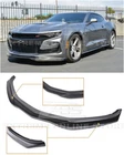 For 19-UP Camaro Ss Rs Eos T6 Primer Black Front Bumper Lower Lip Splitter Kit New. Price: $149.98.