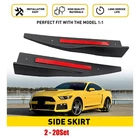 2-20X Black Side Skirt Rocker Panel Spoiler L&r Fit Ford Mustang Roush 2015-2025 New. Price: $205.77.