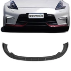 Scitoo Glossy Carbon Look Front Bumper Lip Gt-style Fits For 2013-2020 New. Price: $137.46.