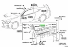 Oem Genuine Toyota Lexus Front Fender Moulding Rh Lh Set 75601-24010 75602-24010 New. Price: $198.70.