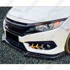 For 16-21 Honda Civic Gen 10TH Carbon Painted Front Bumper Lip Body Kit Spoiler New. Price: $53.99.