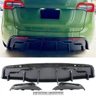 For Tesla Model Y 18-24 Carbon Fiber Rear Bumper Lip Diffuser Shark Fin Splitter New. Price: $169.99.