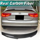 Fit For Audi B8.5 A4L Sedan 2013-2016 Real Carbon Rear Trunk Spoiler Wing Lip New. Price: $146.29.