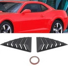 2X For 2010-15 Chevy Camaro Side Window Louvers Cover Pp Matte Black New. Price: $34.19.