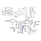 For Toyota Tundra 2014-2021 538820C050 Right Fender Liner Seal New. Price: $28.28.