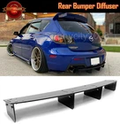 Gloss Black Splitter Rear Bumper Diffuser Fin Fit 07-09 Mazda Speed 3 Hatchback New. Price: $59.96.
