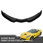 Front Bumper Chin Lip Splitter Fit 2014-2019 Chevrolet Corvette C7 Glossy Black New. Price: $62.90.
