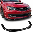 For 08-2010 Subaru Impreza Wrx Gloss Black Front Bumper Spoiler Lip Splitter Kit New. Price: $56.98.