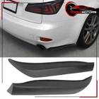 Fits 06-13 Lexus IS250 IS350 Sedan Rear Bumper Lip Side Aprons Matte Black 2PCS New. Price: $34.99.