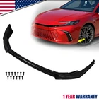 For 2025-26 Toyota Camry Xse Gf Bodykit Gloss Black Front Bumper Lip Splitter New. Price: $76.03.