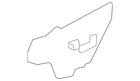 Genuine Nissan Door Water Deflector 80860-9TG0A New. Price: $90.25.