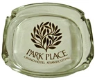Park Place Casino Atlantic City Clear Glass 3/4" X 3/8" Rectangle Ashtray Unspecified. Price: $11.69.