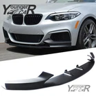 1PC Front Bumper Lip Spoiler Matte Black For 2014-2021 Bmw F22 Series Sport New. Price: $139.99.
