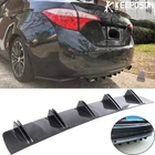 For Toyota Corolla Carbon Fiber Rear Lip Bumper Diffuser Shark Fin Spoiler Wing New. Price: $48.21.