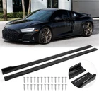 86.6'' 2.2M Side Skirt Panel Lip Extensions Matte Black For Audi R8 Spyder 08-23 New. Price: $55.18.