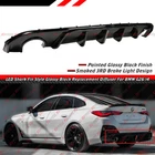 For 21-25 Bmw G26 430I I4 Door Smoked Led Shark Fin Gloss Black Rear Diffuser New. Price: $152.99.